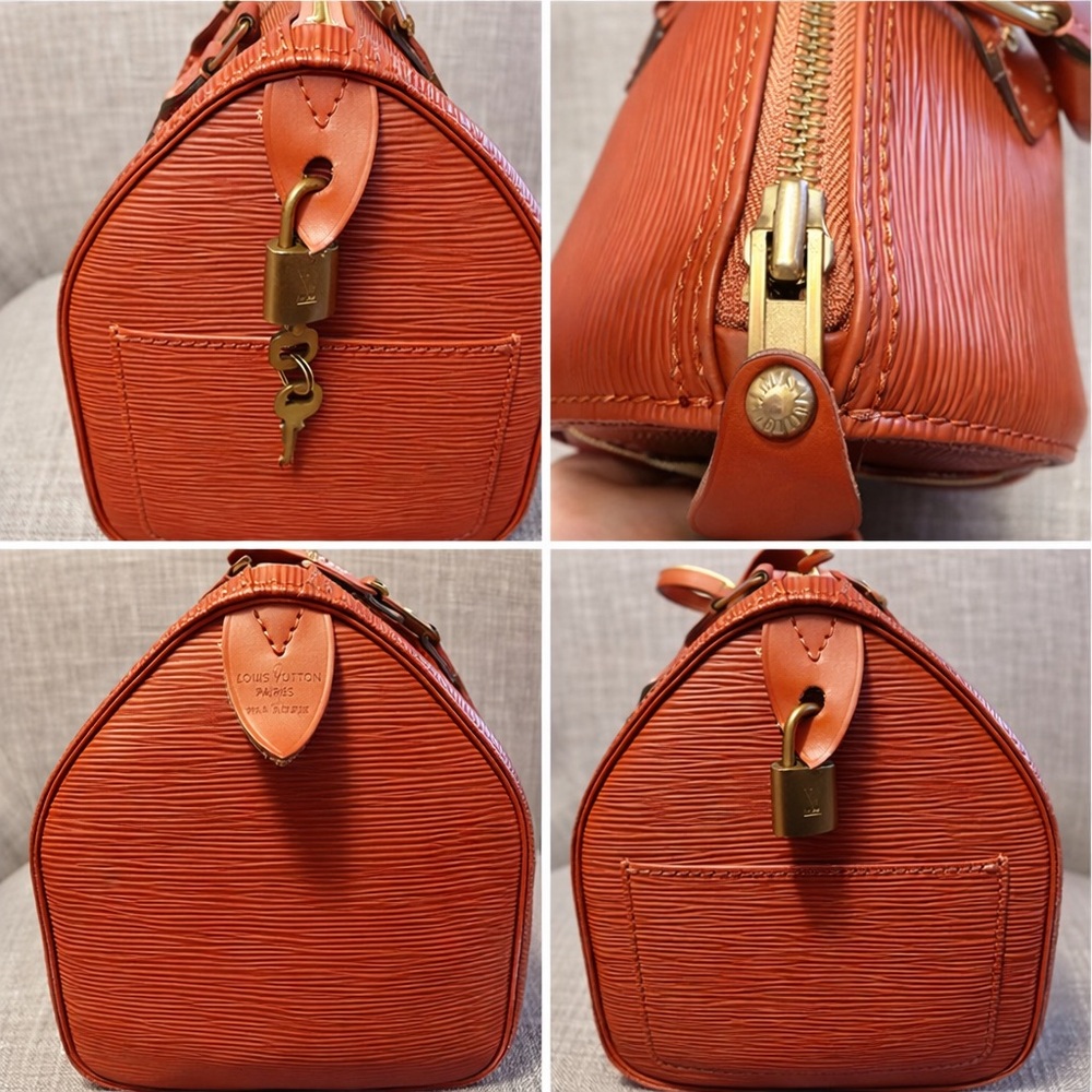 Louis Vuitton Speedy 25 Epi Leather in Kenyan Fawn - Picture 4 of 10